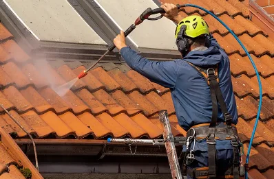 Démoussage et hydrofuge de toiture à Tréméven